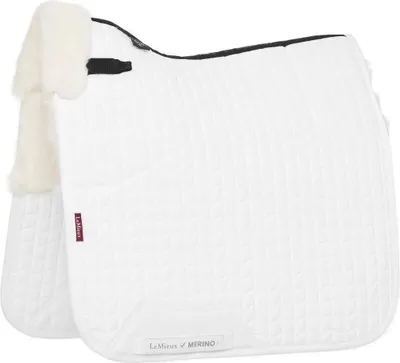 Produktbild von LeMieux Merino+ Halbgefütterte Dressurschabracke Baumwolle
