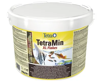 Obrázok produktu pre Tetra TetraMin XL Flakes, Akváriové ryby, Sušené krmivo pre ryby, Vločky, 10 L, 1 kusov