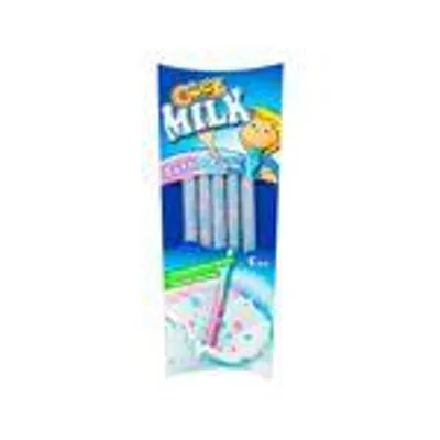 Zdjęcie produktu dla Cool Milk – słomka do napojów o smaku gumy balonowej, 5 sztuk, 30 g
