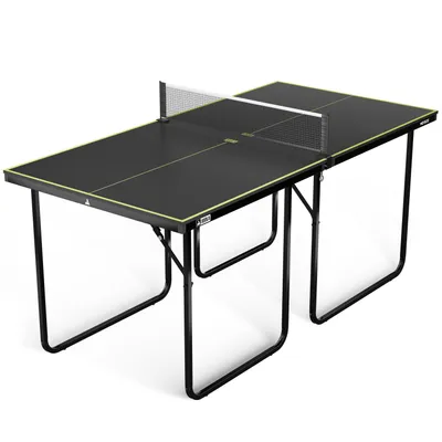 Produktbild von JOOLA Indoor Tischtennisplatte MIDSIZE, klappbarer Tischtennistisch klein inkl. Tischtennisnetz, dark-grey, 168 x 84 x 76 cm