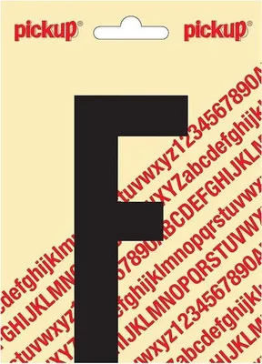 Produktbild von Aufkleber Nobel Aufkleber Buchstabe F - Pickup