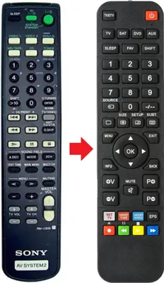 Produktbild von Fernbedienung geeignet für SONY STR-DE585 | STR-DE595 | STRDE235