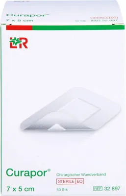 Immagine prodotto di Curapor medicazione sterile per ferite chirurgiche 5x7 cm 50 pz