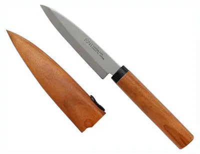 Produktbild von KAI Select Früchtemesser 9cm Kirschholzgriff Edelstahl SUS420J2 rostfrei