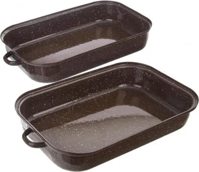 Produktbild von Orion Emaille-Backform BROWN 31,5x18,5x11,5 cm Deckel