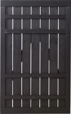 Produktbild von Plus Zauntür Rustik 100 x 158 cm schwarz