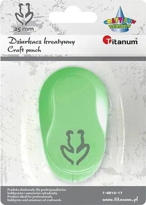 Image de Poinçon motif tulipe 25mm contour
