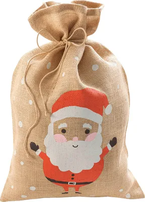 Produktbild von folia Jutesack "Weihnachtsmann" (B)350 x (H)500 mm natur