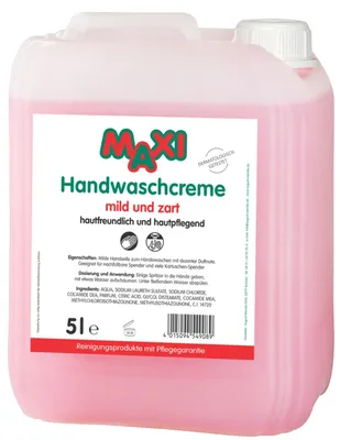 Imagen del producto de MAXI 54908 - Crema limpiadora para manos - 5 litros, color rosa