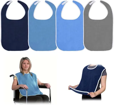 Productafbeelding van Volwassen slabben 75 x 45 cm, set van 4, waterdicht, voor ouderen