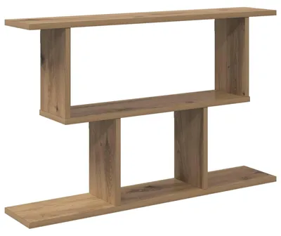 Image de vidaXL Étagère murale en bois imitation chêne artisanal, 80 x 15 x 50,5 cm