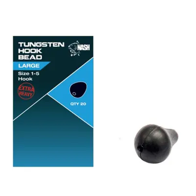 Produktbild von Nash Tungsten Hook Beads Karpfenangeln Zubehör, Größe:Large