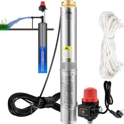 Produktbild von Doppelpumpe - Wasserwiederaufbereitungsanlage - 550W - 50L/min - 89m - Schwimmbadanwendung