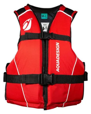 Obrázek produktu pro Plovací vesta Aquadesign Trek M/L ČERVENÁ, velikost M/L