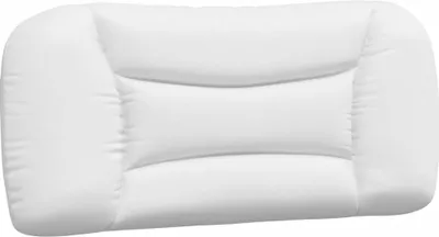 Image de vidaXL Coussin de tête de lit "Hvar" blanc 90 cm similicuir