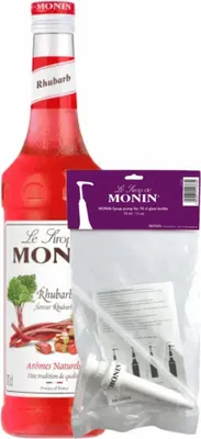 Obrázok produktu pre Sirup Monin rebarbora (70 cl) + dávkovač sirupu (10 ml)
