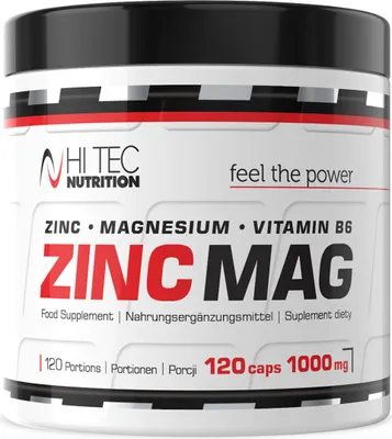 Produktbild von HI TEC Nutrition ZMA - 120 Kapseln