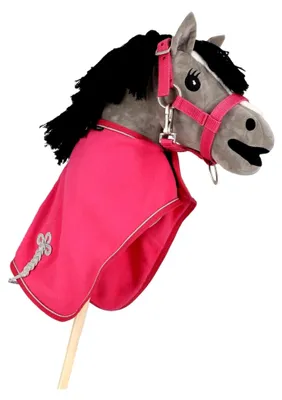 Produktbild von Fleece-Decke für Steckenpferde - Rosa