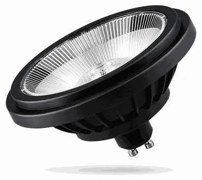 Image de 10 x Spectrum LED AR111 Reflektor Schwarz 14W GU10 1020lm Warmweiß 2700K 40°