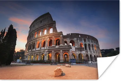 Produktbild von MuchoWow® Poster Italien - Rom - Kolosseum 30x20 cm - Plakate - Print