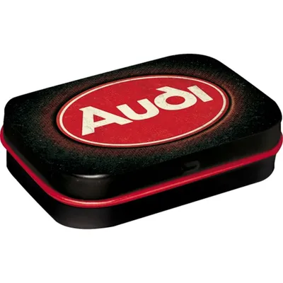Image de Nostalgic-Art - Pilulier - Audi - Logo Audi Red Shine