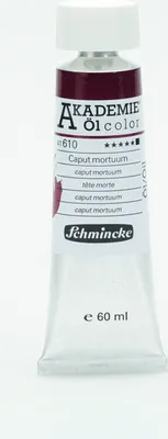 Produktbild von Schmincke 60ml AKADEMIE Öl color Caput mortuum Öl 41 610 011