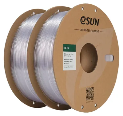 Produktbild von eSUN PETG Filament 1.75 mm, Transparent, 2KG