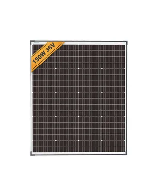 Obrázek produktu pro enjoy solar® solární panel monokrystalický solární modul 150 W 36 V (černý rám), 182 mm Perc články, 0 % DPH.