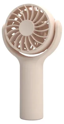 Produktbild von Tragbarer Schreibtischventilator 1 Stück, Leiser Akku-Lüfter mit 3 Windstufen, Für Büro Studium Picknick