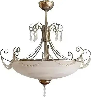 Image de Lustre Suspension Salon Lustre brillant Chrome nouveau
