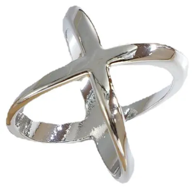 Produktbild von Schalring in X-Form, Schal-Schiebeverschluss für Damen, minimalistische Schalbrosche, Clip für Kleider, Seidenschals, Accessoire