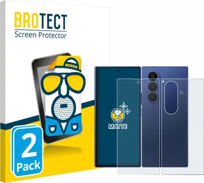 Produktbild von 2x BROTECT Schutzfolie für Samsung Galaxy Z Fold 7 (Display+Rückseite) Displayschutz Displayschutzfolie Folie Matt Entspiegelungsfolie