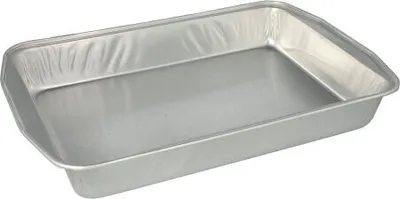 Produktbild von 600 Bratschalen, Alu eckig 3,15 l; 5 x 25 x 36,6 cm, silber