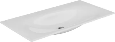 Immagine prodotto di Lavabo in ceramica Keuco Edition 11 1055 x 538 mm senza foro per rubinetto - bianco - 31150311000
