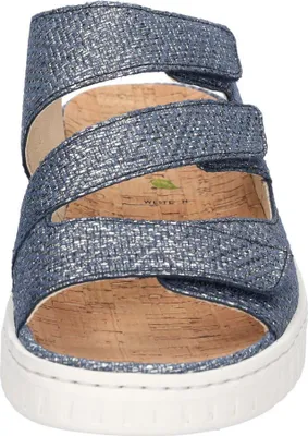 Produktbild von Waldläufer H-Willow Pantolette Blau in Gr. 38.5