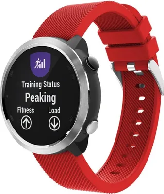 Produktbild von Strap-it Garmin Vivoactive 4 Armband Silikon - 45mm - Rot