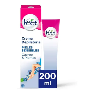 Imagen del producto de Crema depilatoria para el cuerpo Veet, piel sensible (200 ml)