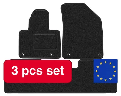 Productafbeelding van Autotapijten, duurzame synthetische vezel, op maat gemaakt voor Citroën C5 III X7, zwart