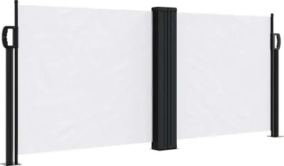Produktbild von vidaXL Seitenmarkise Ausziehbar Weiß 100x600 cm