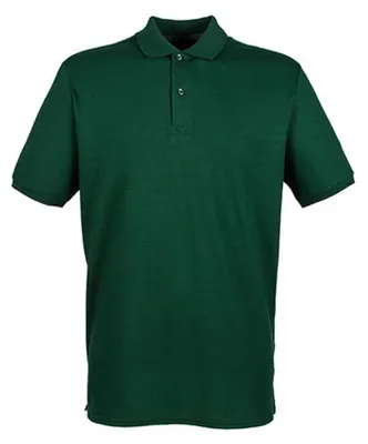 Produktbild von Henbury H101 | Herren Modern Fit Baumwolle Microfine-Piqué Polo Shirt - Farbe: Bottle - Größe: S