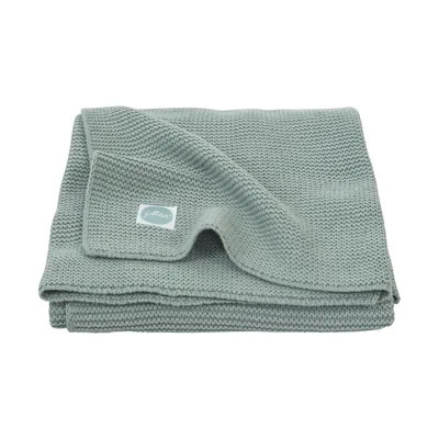 Produktbild von Jollein Basic Knit Babydecke Forest Green 75 x 100 cm