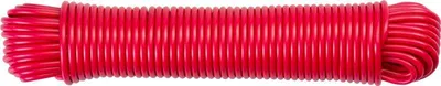 Zdjęcie produktu dla Sznur do bielizny L-20 m/4 mm, PVC, czerwony