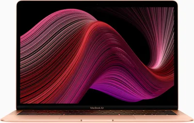 Produktbild von Apple MacBook Air (2020) Gold Touch ID True Tone / M1 / 8 GB / 256 GB / 7 Core Grafik / MGND3D/A, Farbe:Gold