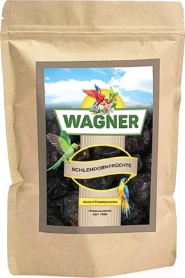 Produktbild von Wagner's Crunchy Schlehen für alle Papageien 150g
