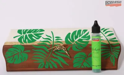 Produktbild von Samtpuder 30ml schwarz / schwarz - PENTART