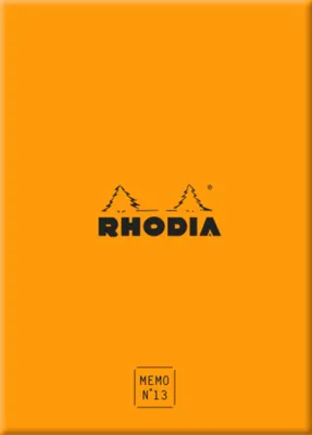 Immagine prodotto di RHODIA Blocco note n. 13 115 x 160 mm a righe arancione 240 fogli