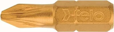 Zdjęcie produktu dla Bit krzyżowy PZ 1 FELO - 25 mm / TIN
