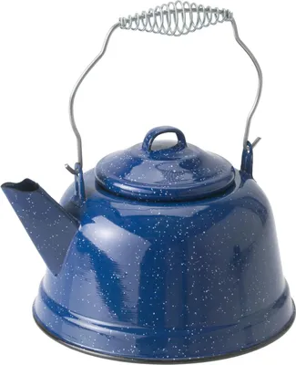 Produktbild von GSI Outdoors Teekessel mit Klapphenkel 2,4 L, 624 g, blau; 14021