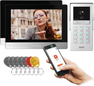 Productafbeelding van GAYD MULTI2 Video-intercom, Wi-Fi, Tuya Smart, met storingsonderdrukking, Full HD, 8 inch, zwart