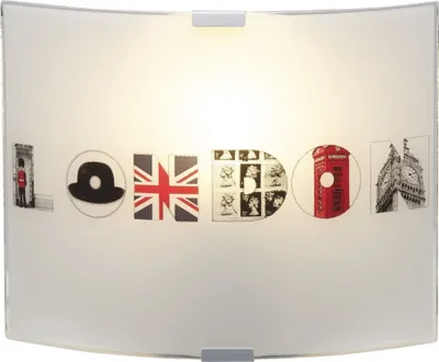 Produktbild von BRILLIANT DESIGN Wandleuchte "London" aus Glas, Wandlampe, Leuchte